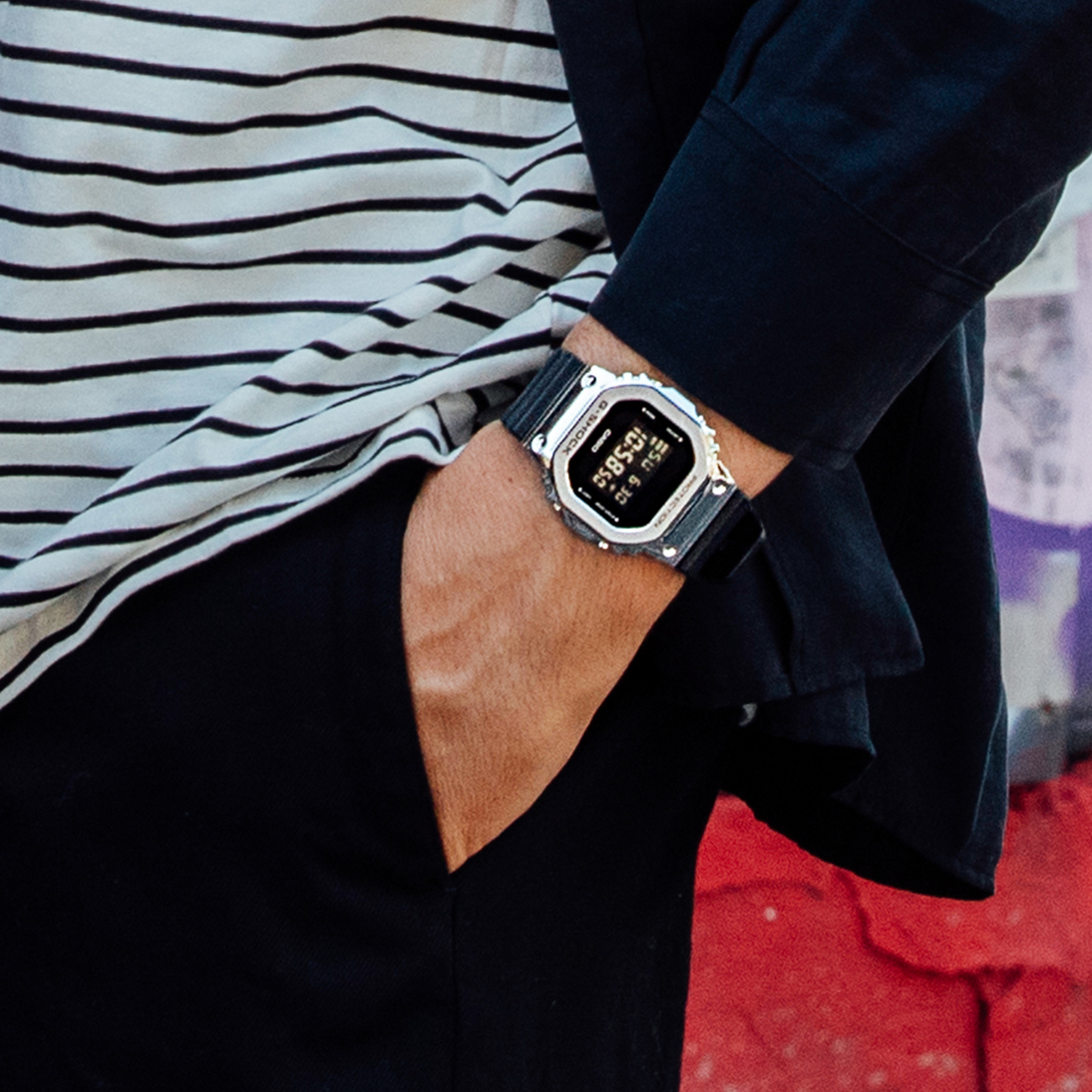 佩戴 GM-5600 的图片