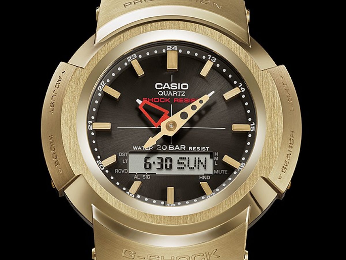 G-SHOCK AWM-500GD-9A 手表 金色 #4