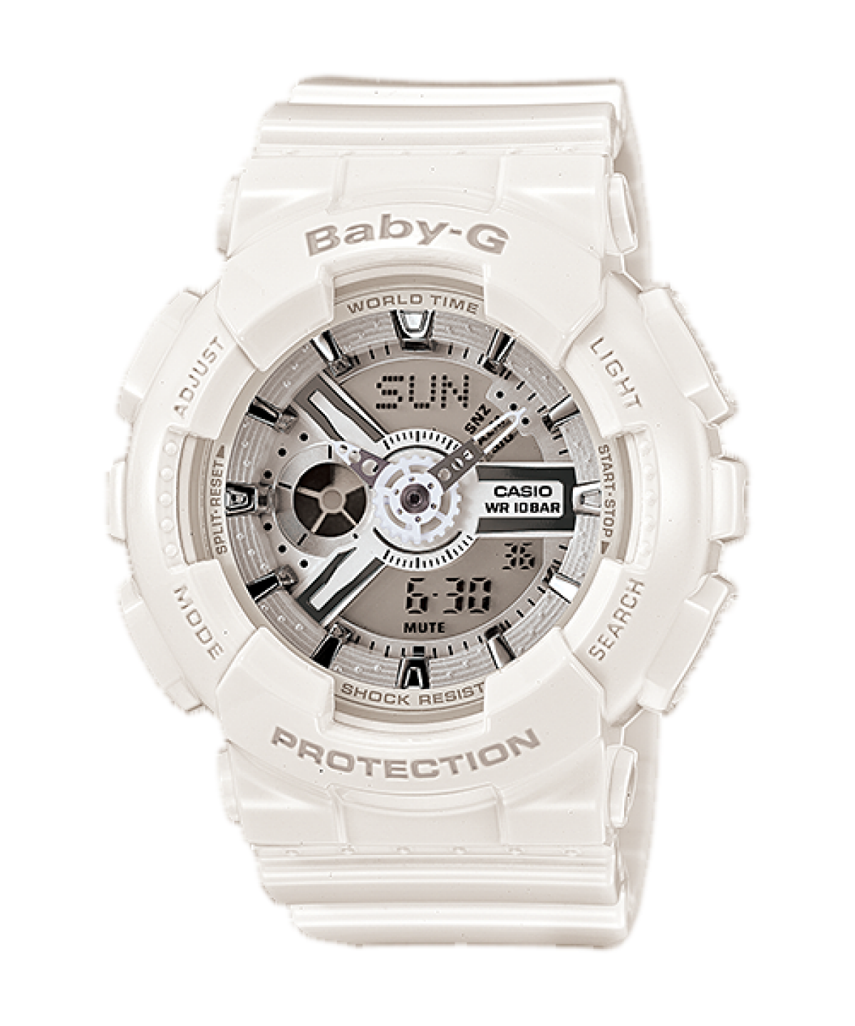 BABY-G BA-110-7A3 手表 白色 #1