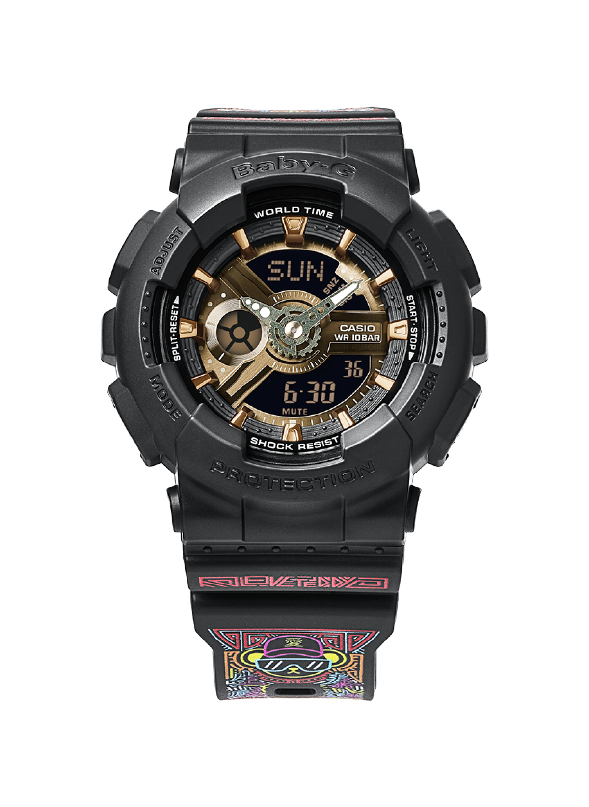 BABY-G BA-110GA-1APRT 手表 黑色 #1