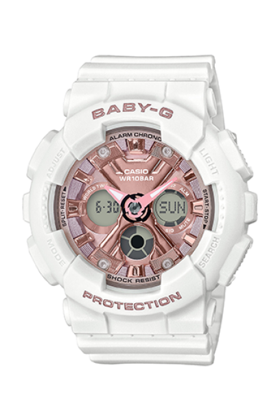 BABY-G BA-130-7A1PRL 手表 白色 #1