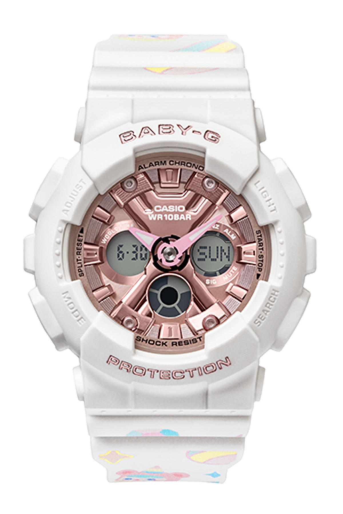 BABY-G BA-130-7A1PRP 手表 白色 #1
