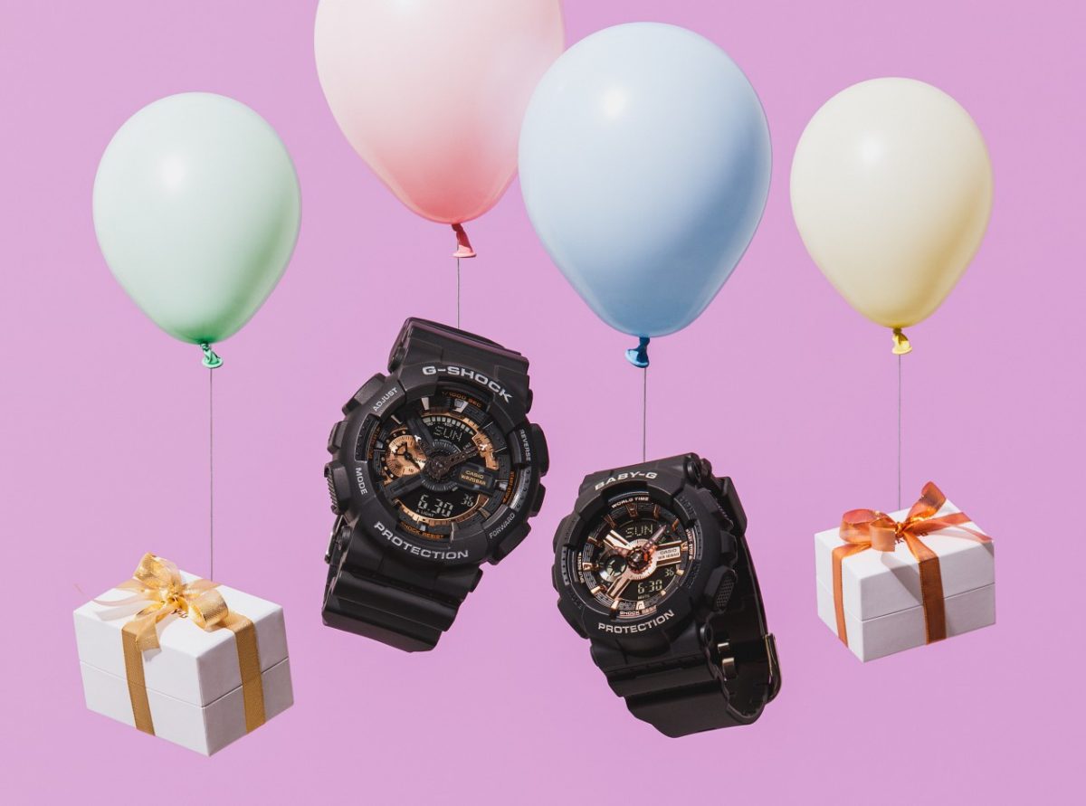 从左到右: GA-110RG-1A, BA-110XRG-1A #3
