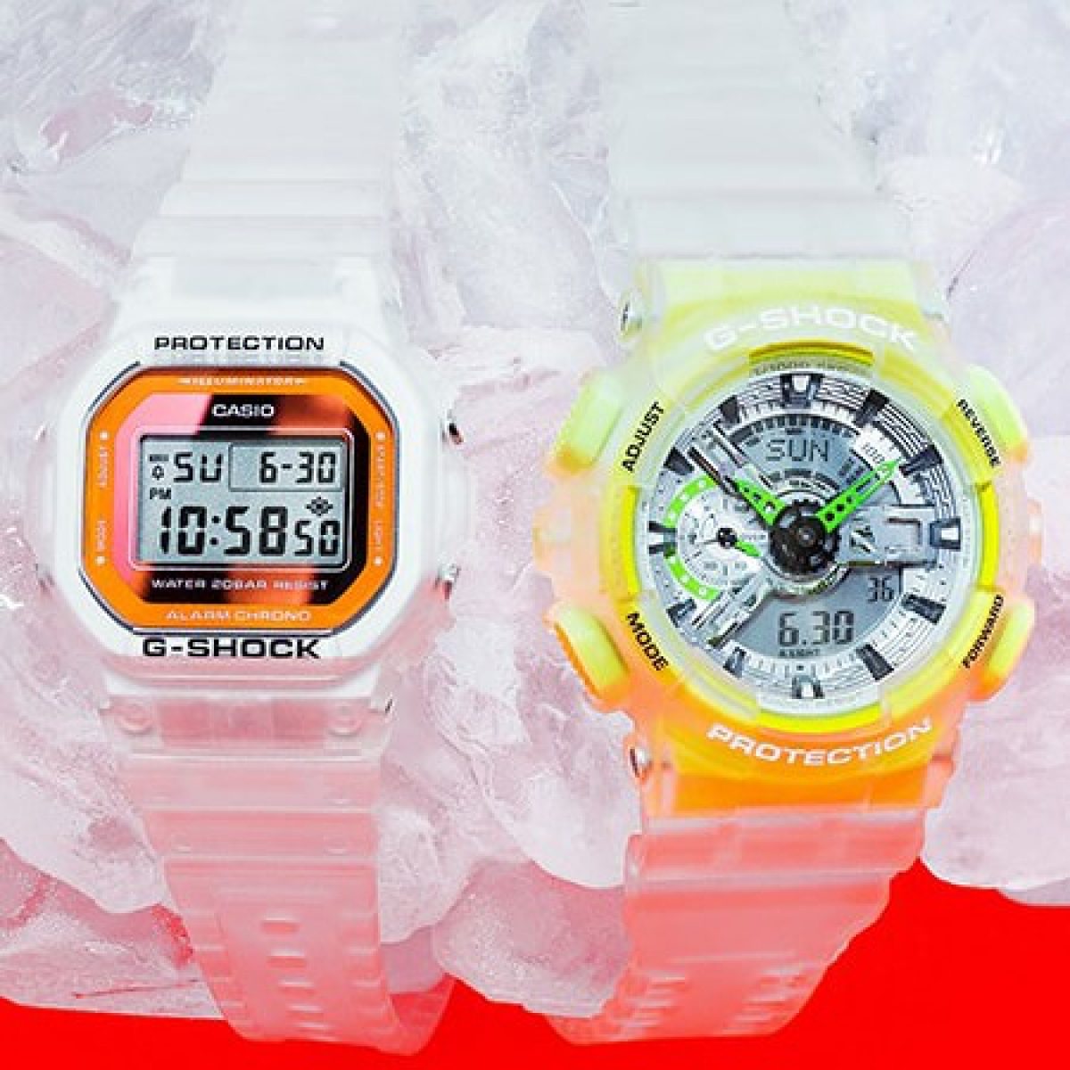 G-SHOCK DW-5600LS-7 手表 白色 #2