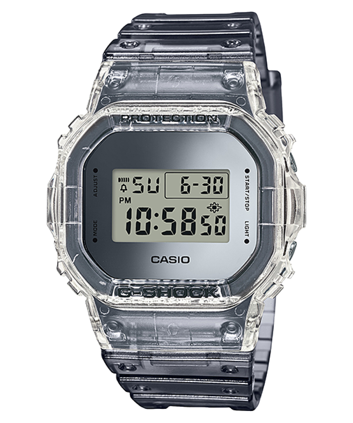 G-SHOCK DW-5600SK-1 手表 透明色 #1