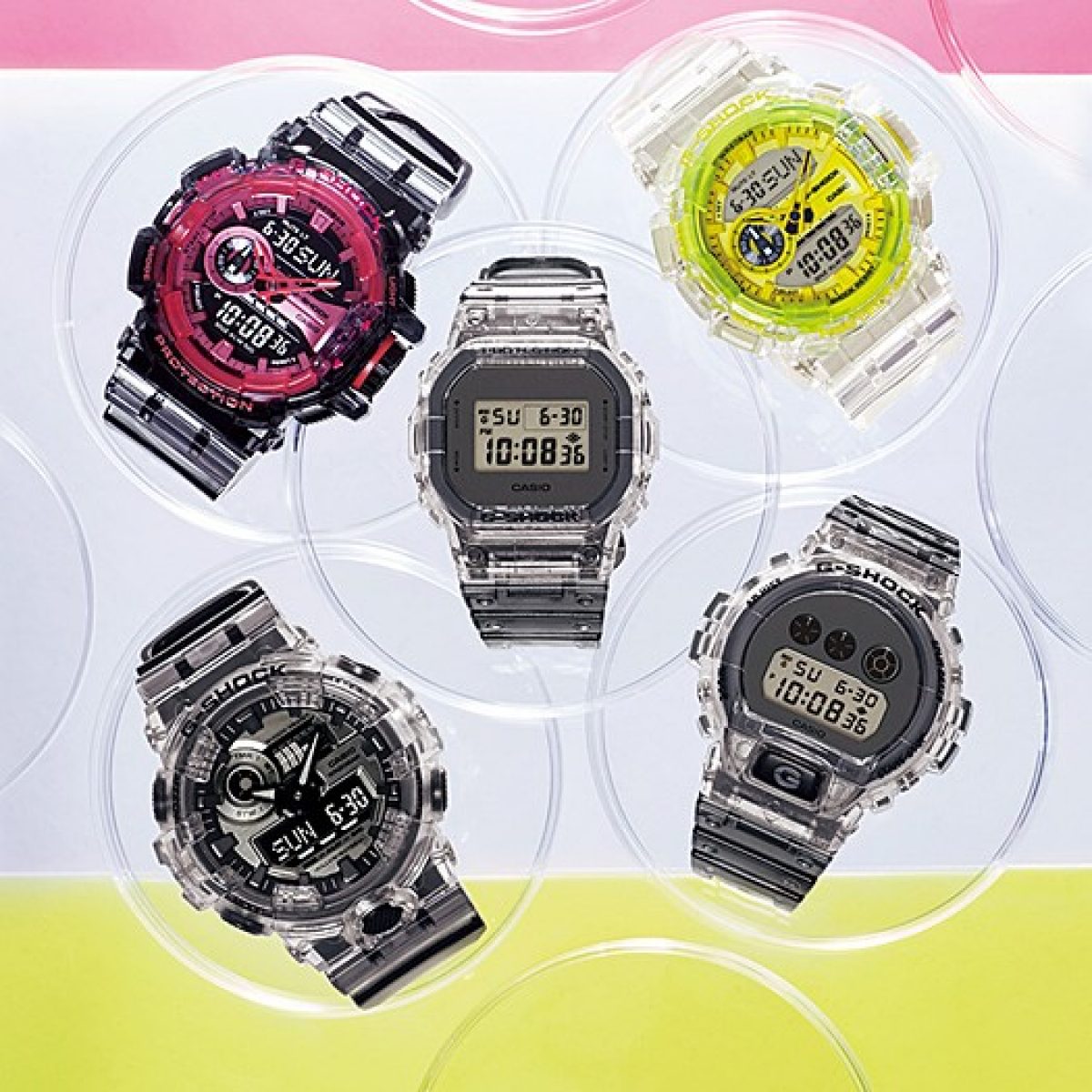 G-SHOCK DW-5600SK-1 手表 透明色 #2