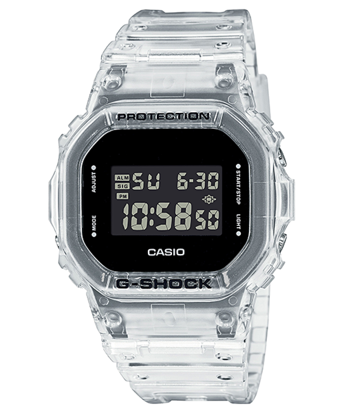G-SHOCK DW-5600SKE-7 手表 透明色 #1
