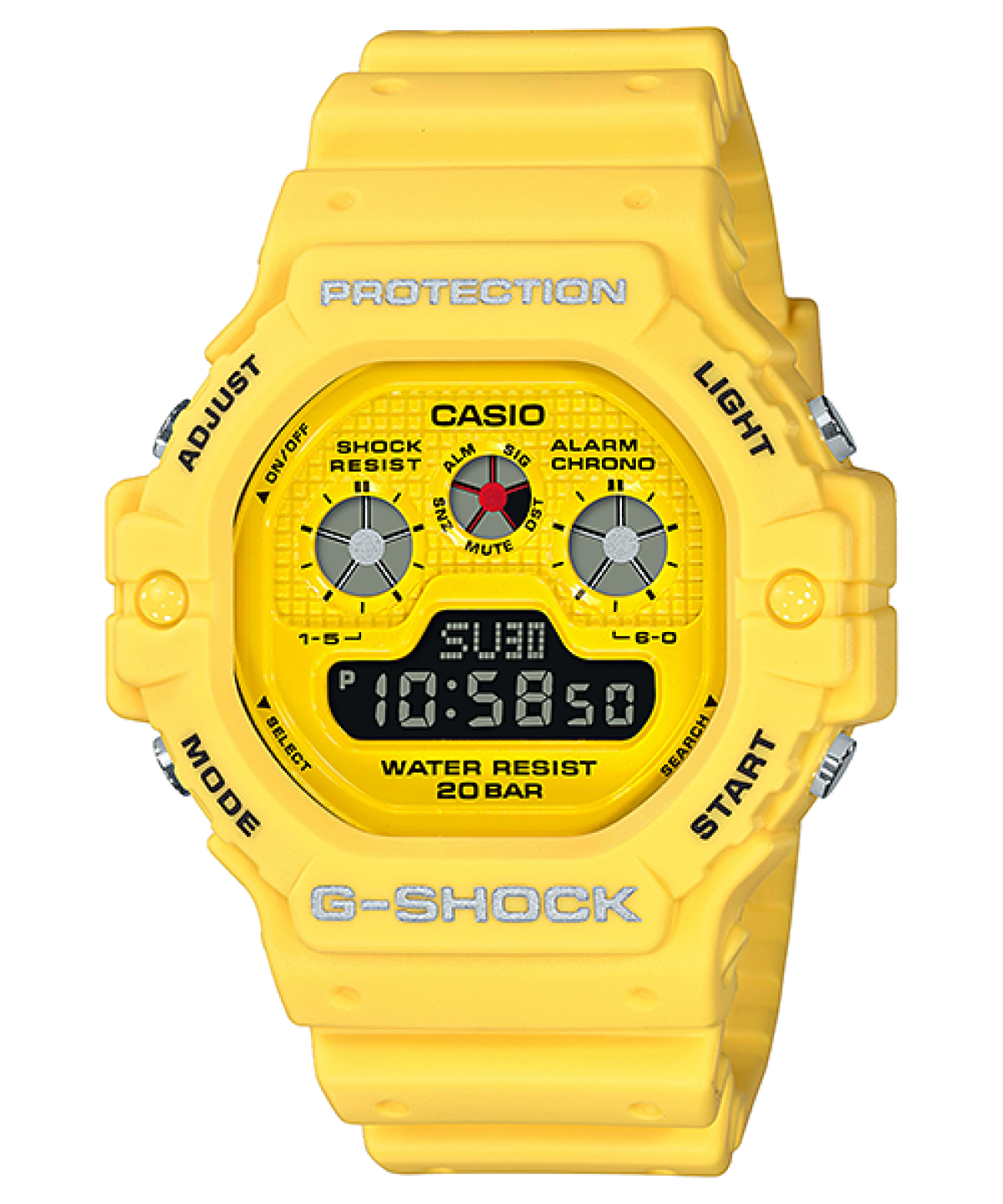 G-SHOCK DW-5900RS-9 手表 黄色 #1