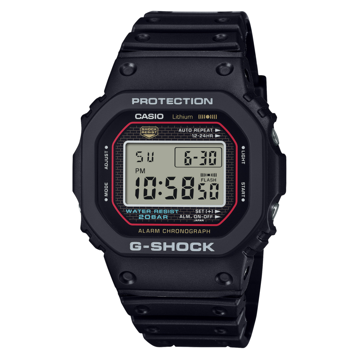G-SHOCK DW-5000R-1A 手表 黑色 #1