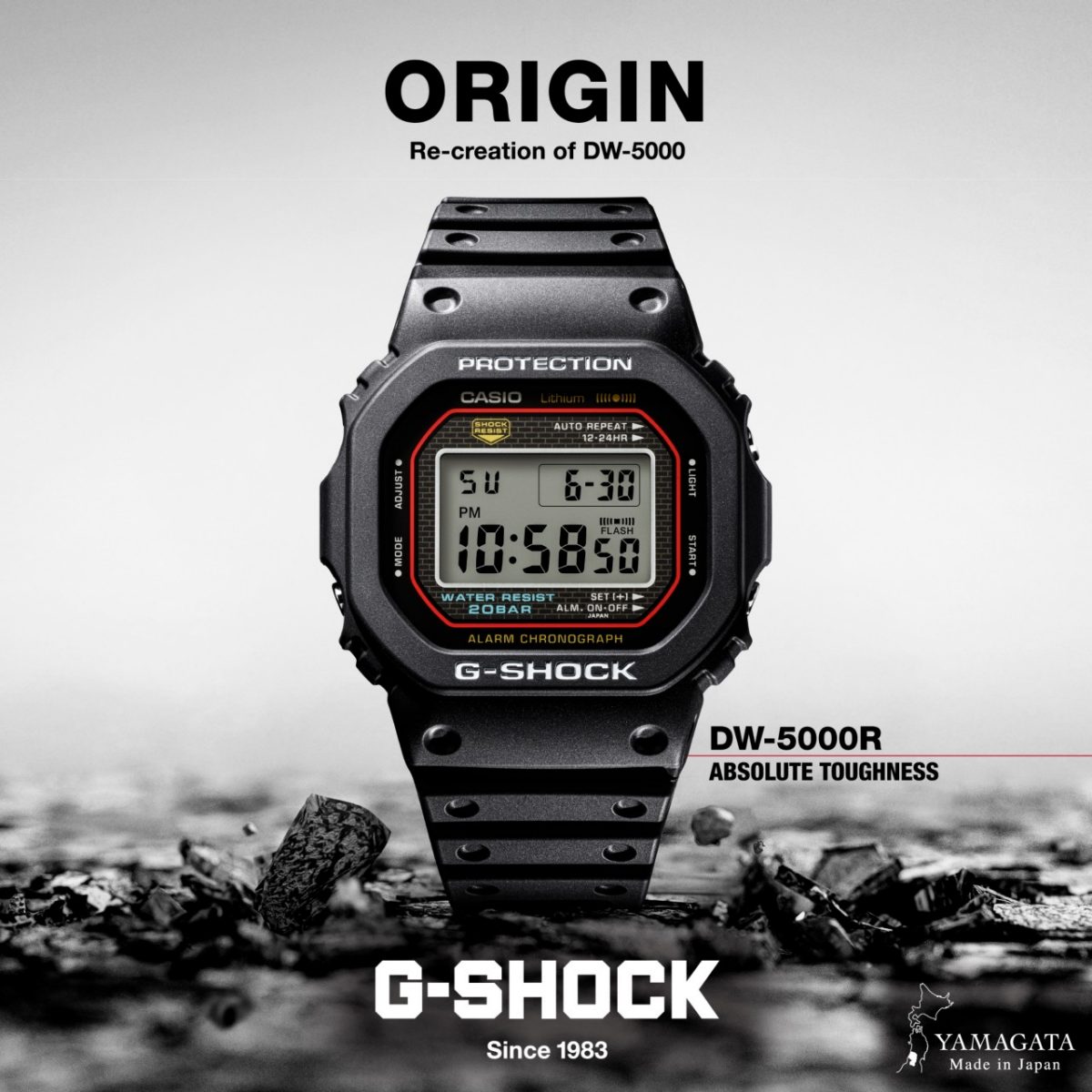 G-SHOCK DW-5000R-1A 手表 黑色 #2
