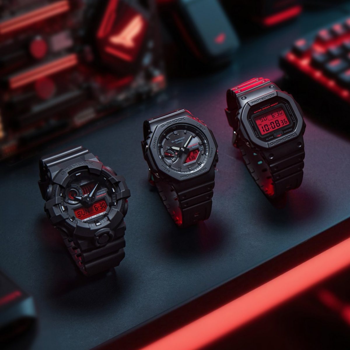 G-SHOCK DW-5600BBR-1 手表 黑色 #3