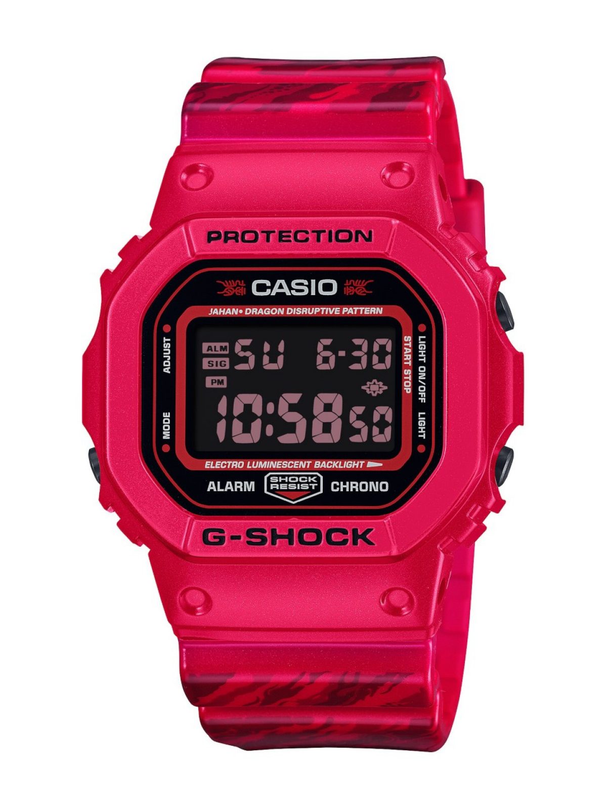G-SHOCK DW-5600JAH24-4 手表 红色 #1