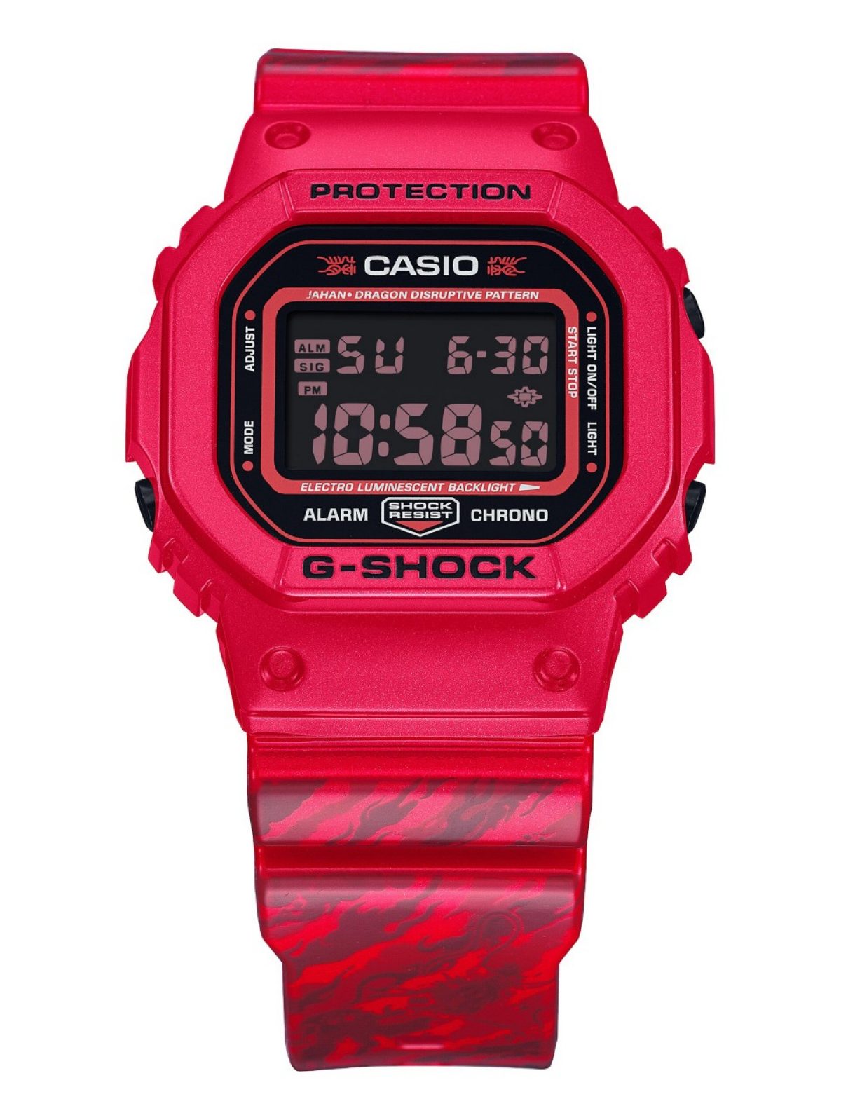 G-SHOCK DW-5600JAH24-4 手表 红色 #4