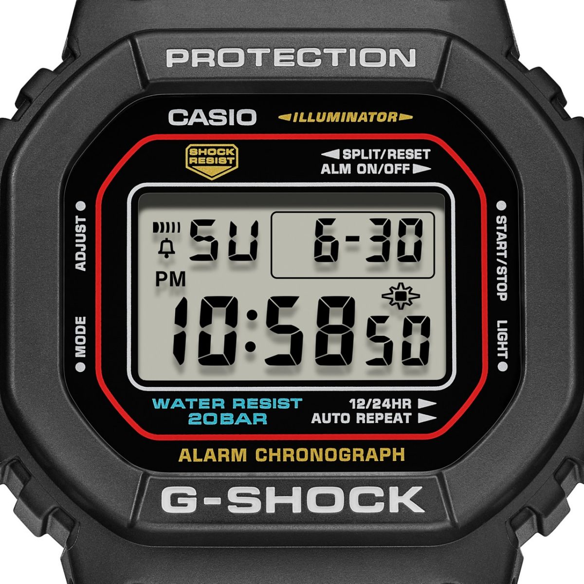 G-SHOCK DW-5600RL-1 手表 黑色 #4