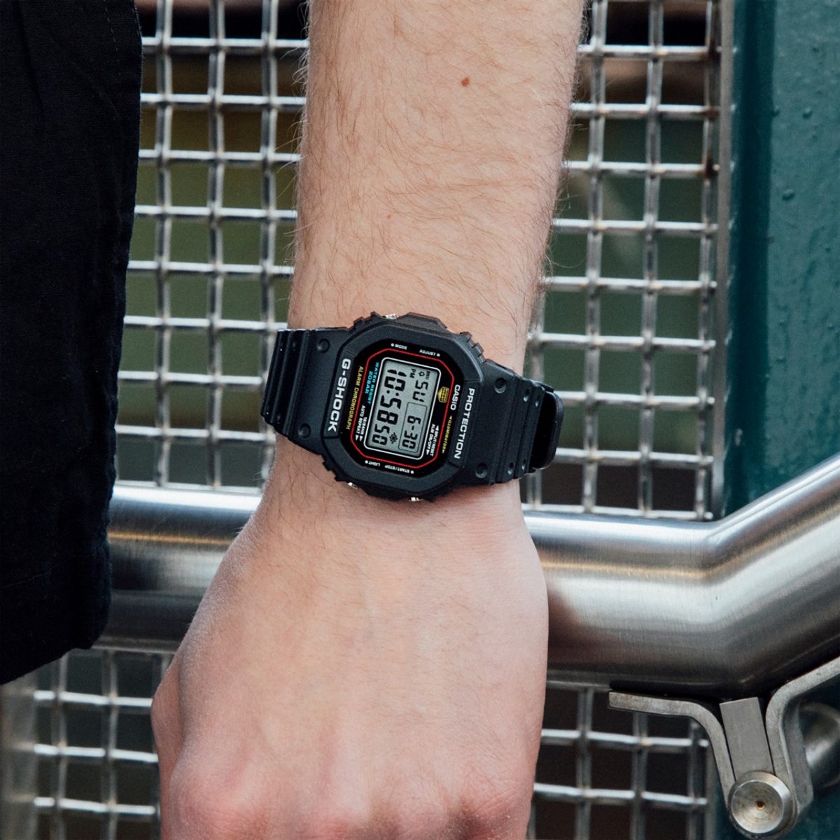 G-SHOCK DW-5600RL-1 手表 黑色 #9