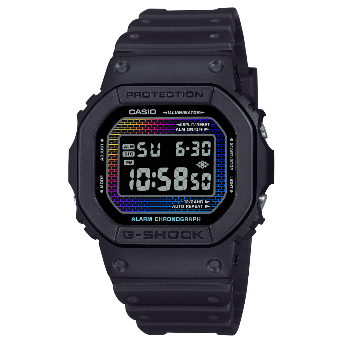G-SHOCK DW-5600RW-1 手表 黑色 #1