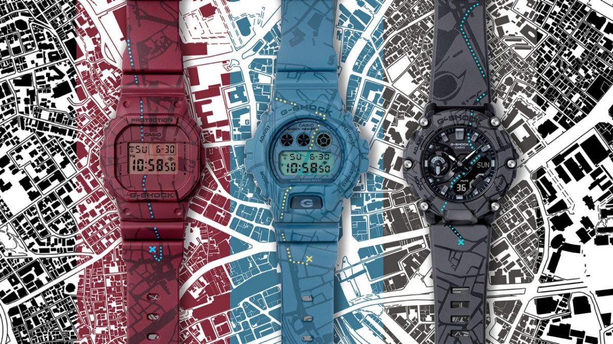 从左至右：DW-5600SBY-4、DW-6900SBY-2、GA-2200SBY-8A #3