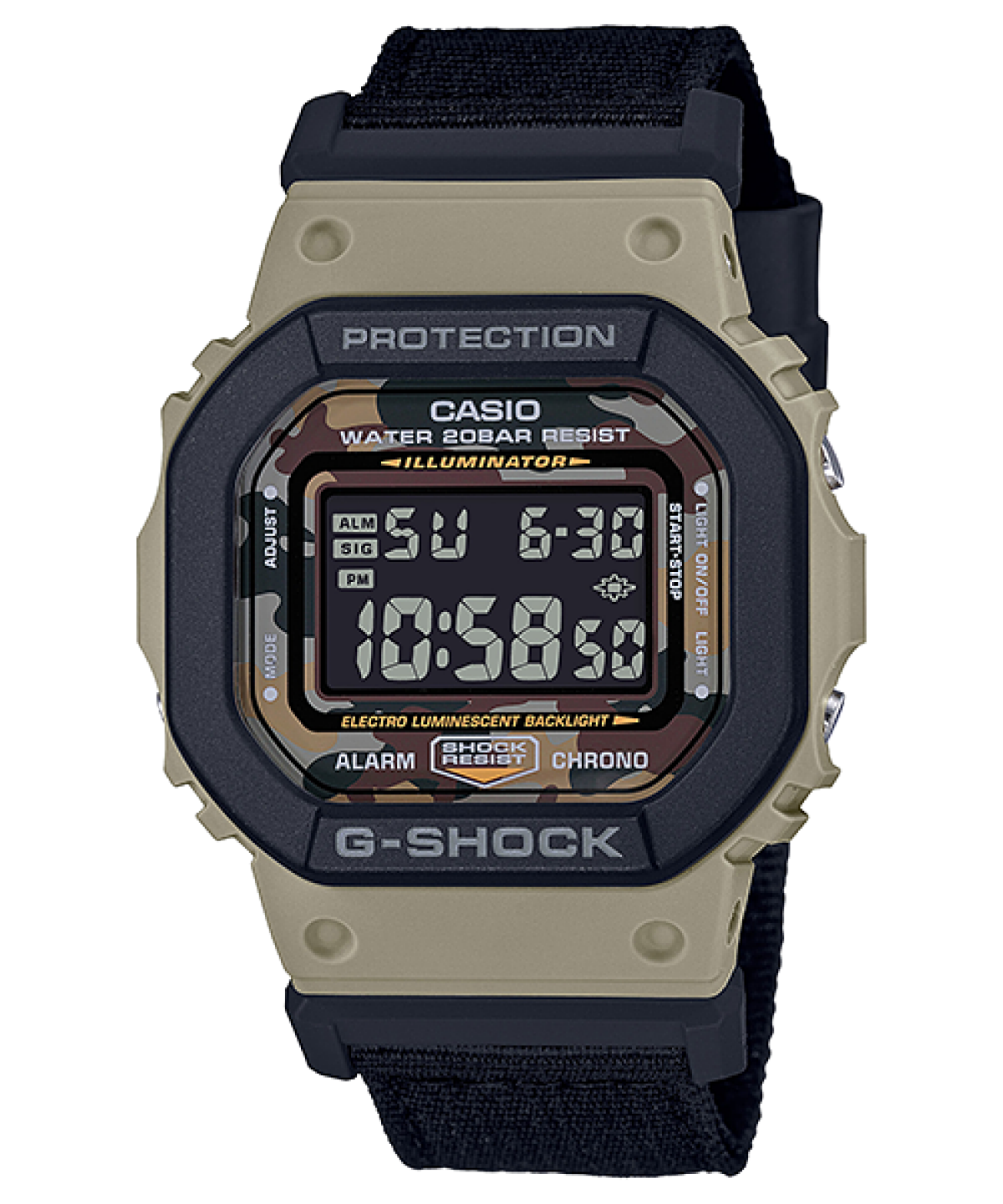 G-SHOCK DW-5610SUS-5 手表 黑色 #1