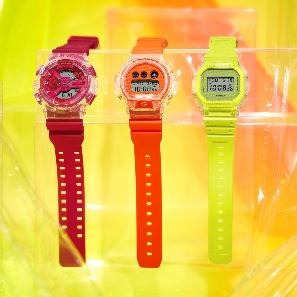 G-SHOCK DW-6900GL-4 手表 透明色 #10