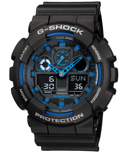 G-SHOCK GA-100-1A2 手表 黑色 #1