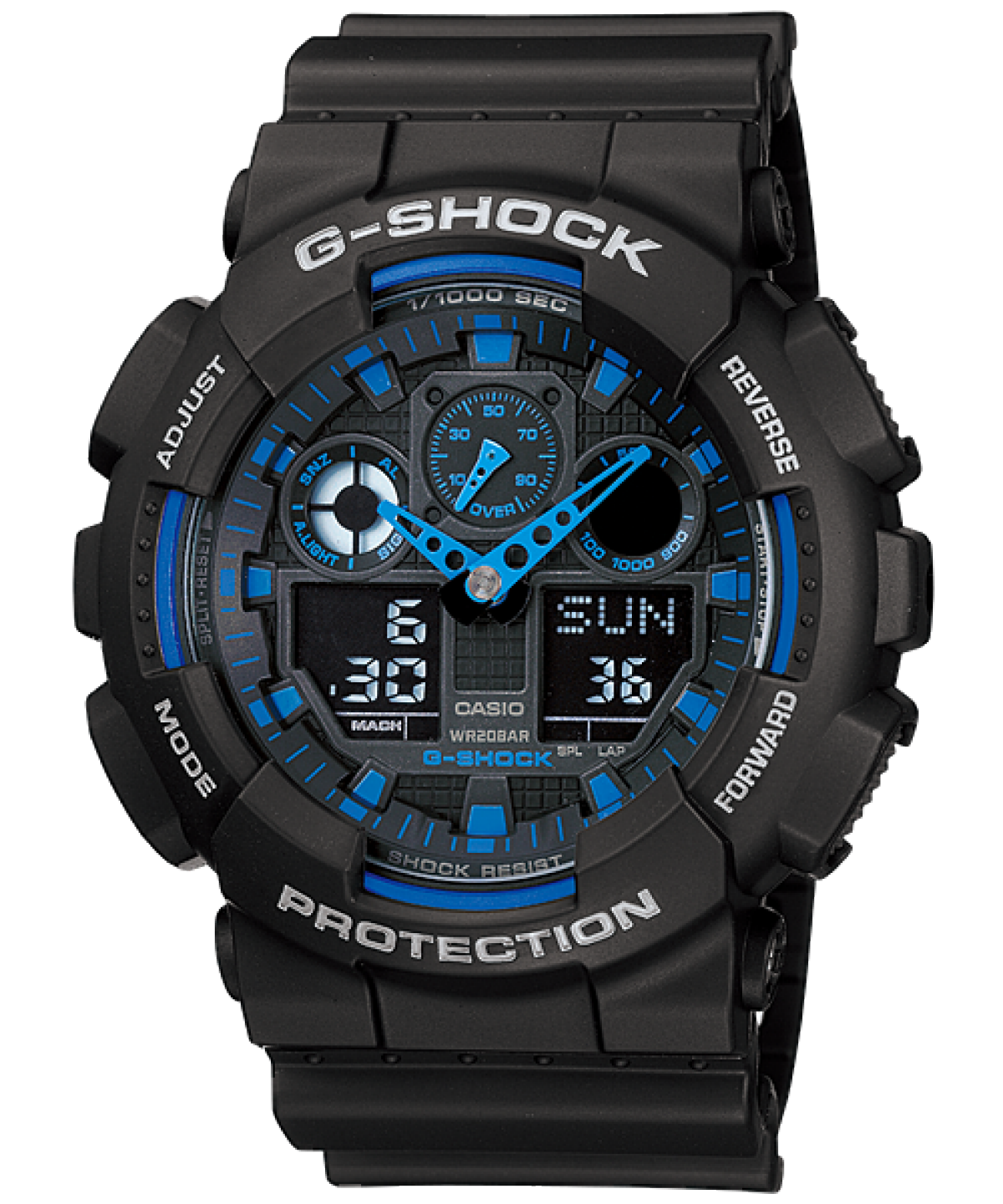 G-SHOCK GA-100-1A2 手表 黑色 #1