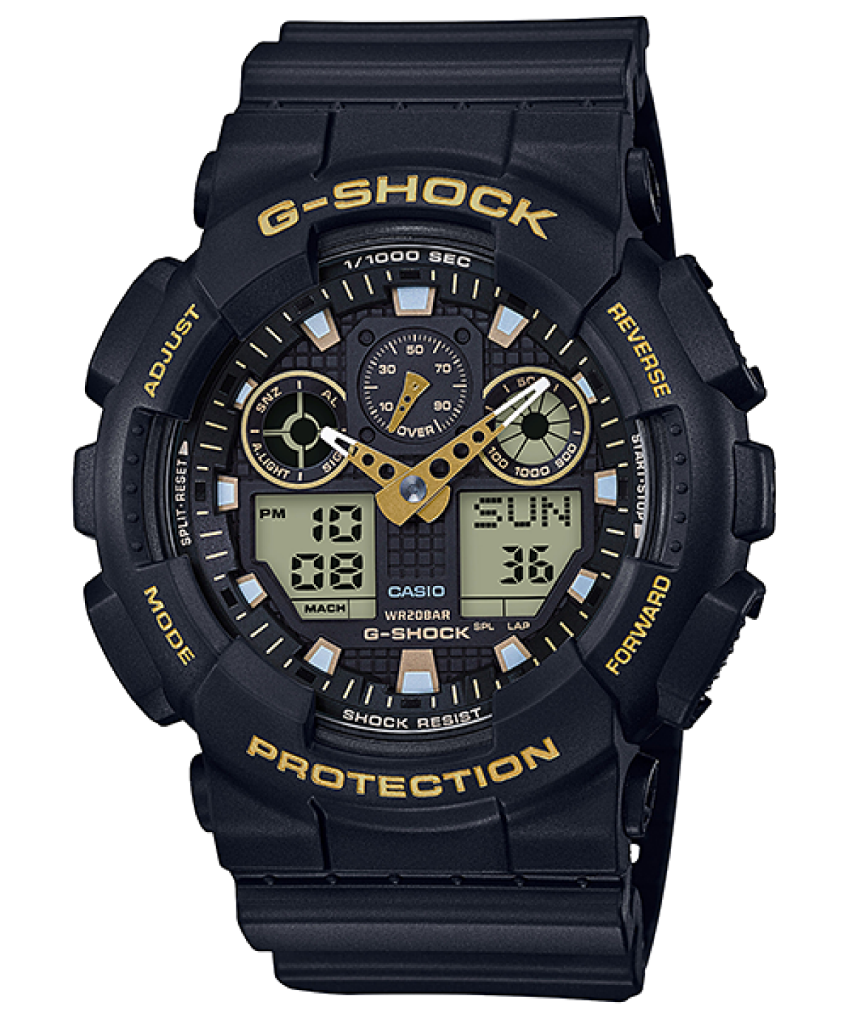 G-SHOCK GA-100GBX-1A9 手表 黑色 #1