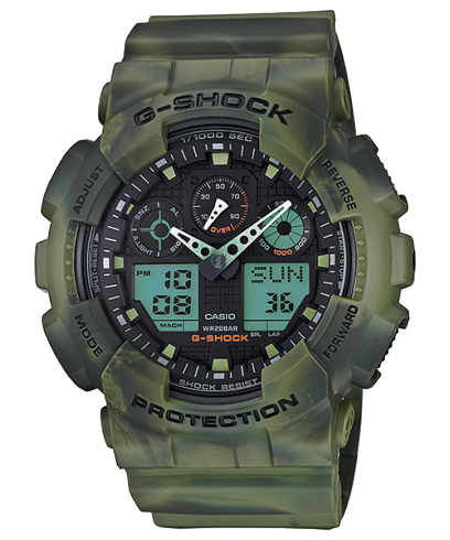 G-SHOCK GA-100MM-3A 手表  #1