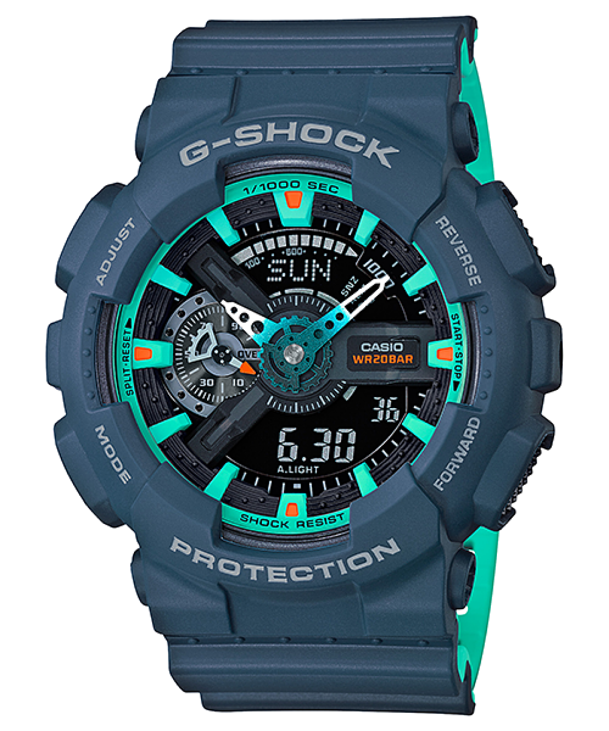 G-SHOCK GA-110CC-2A 手表 蓝色、浅蓝色 #1