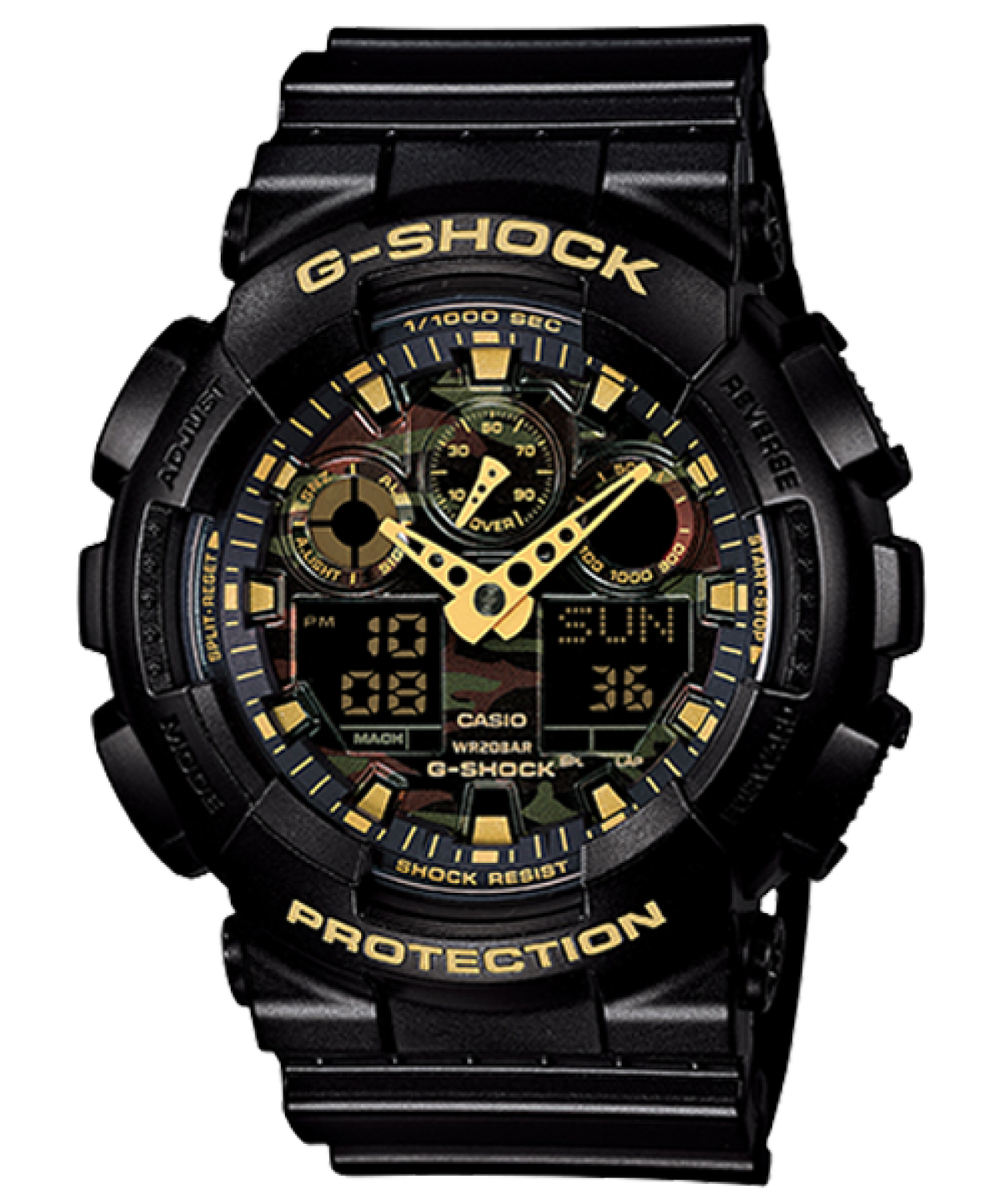 G-SHOCK GA-100CF-1A9 手表 黑色 #1
