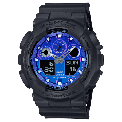 G-SHOCK GA-100FL-1A 手表 黑色 #1