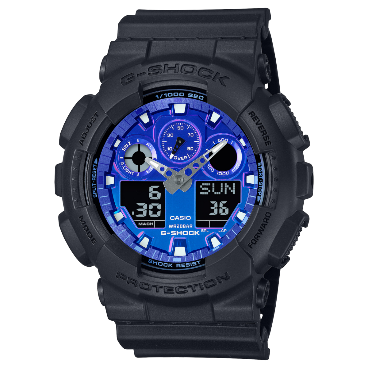 G-SHOCK GA-100FL-1A 手表 黑色 #1