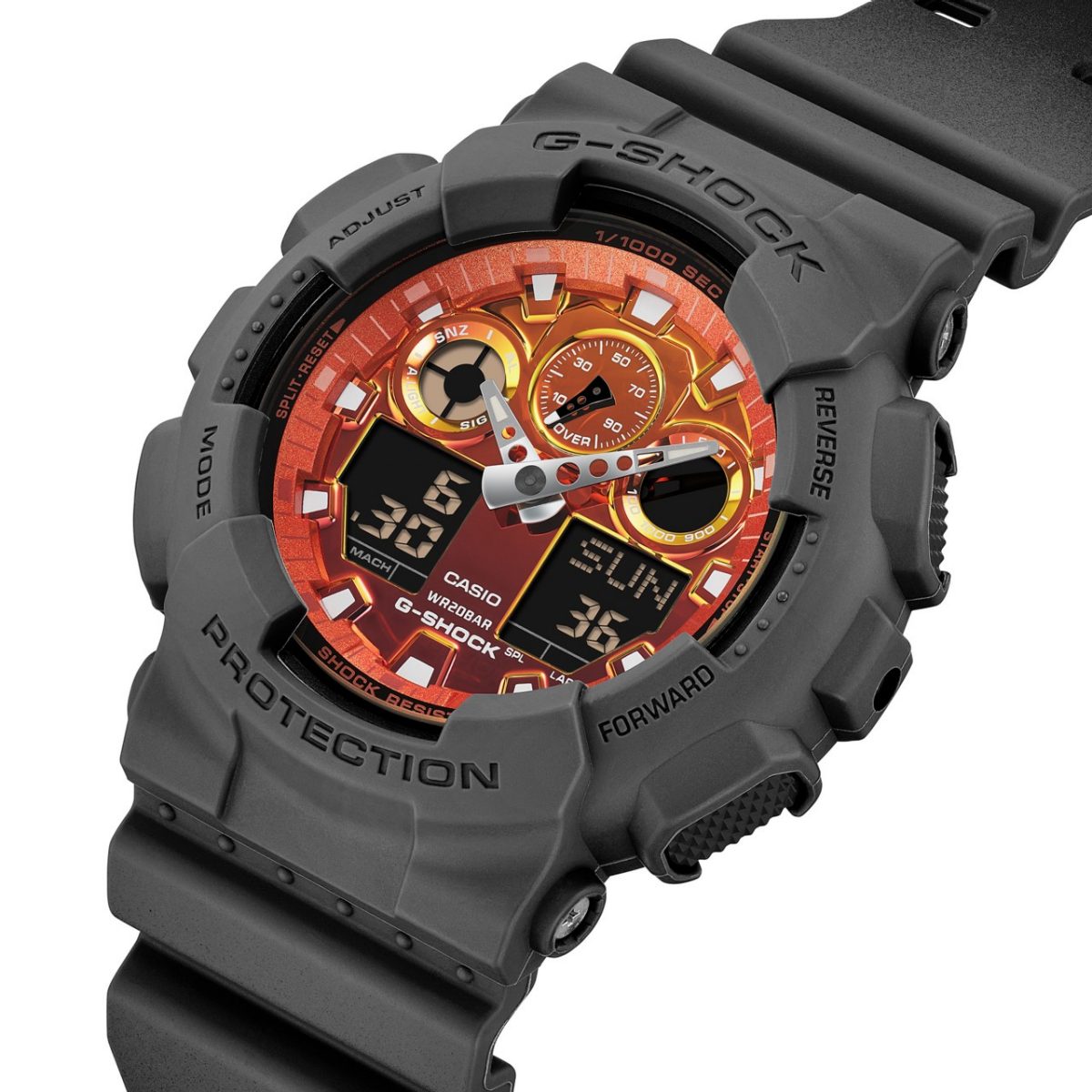 G-SHOCK GA-100FL-8A 手表 灰色 #11