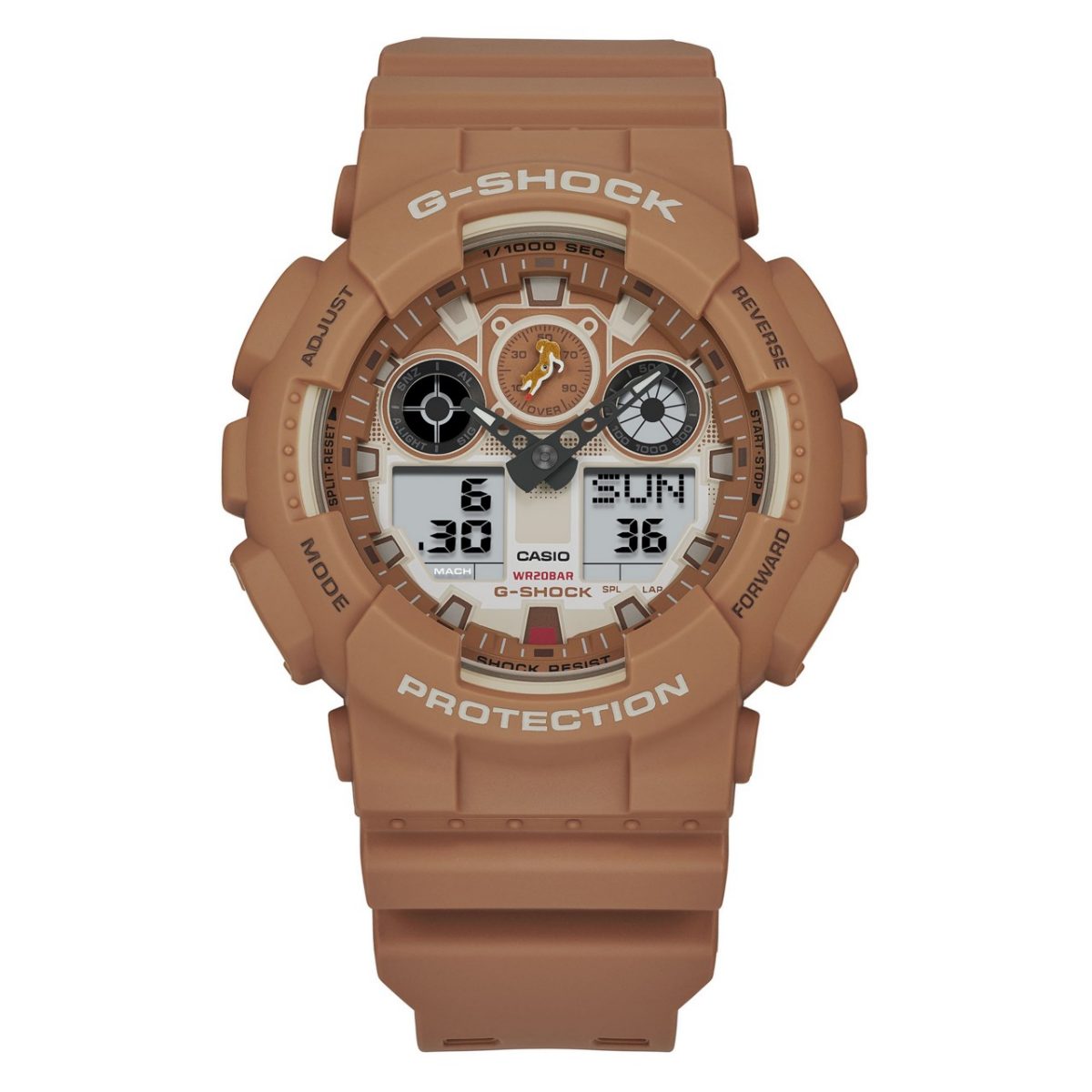 G-SHOCK GA-100SHB-5A 手表 棕色 #5