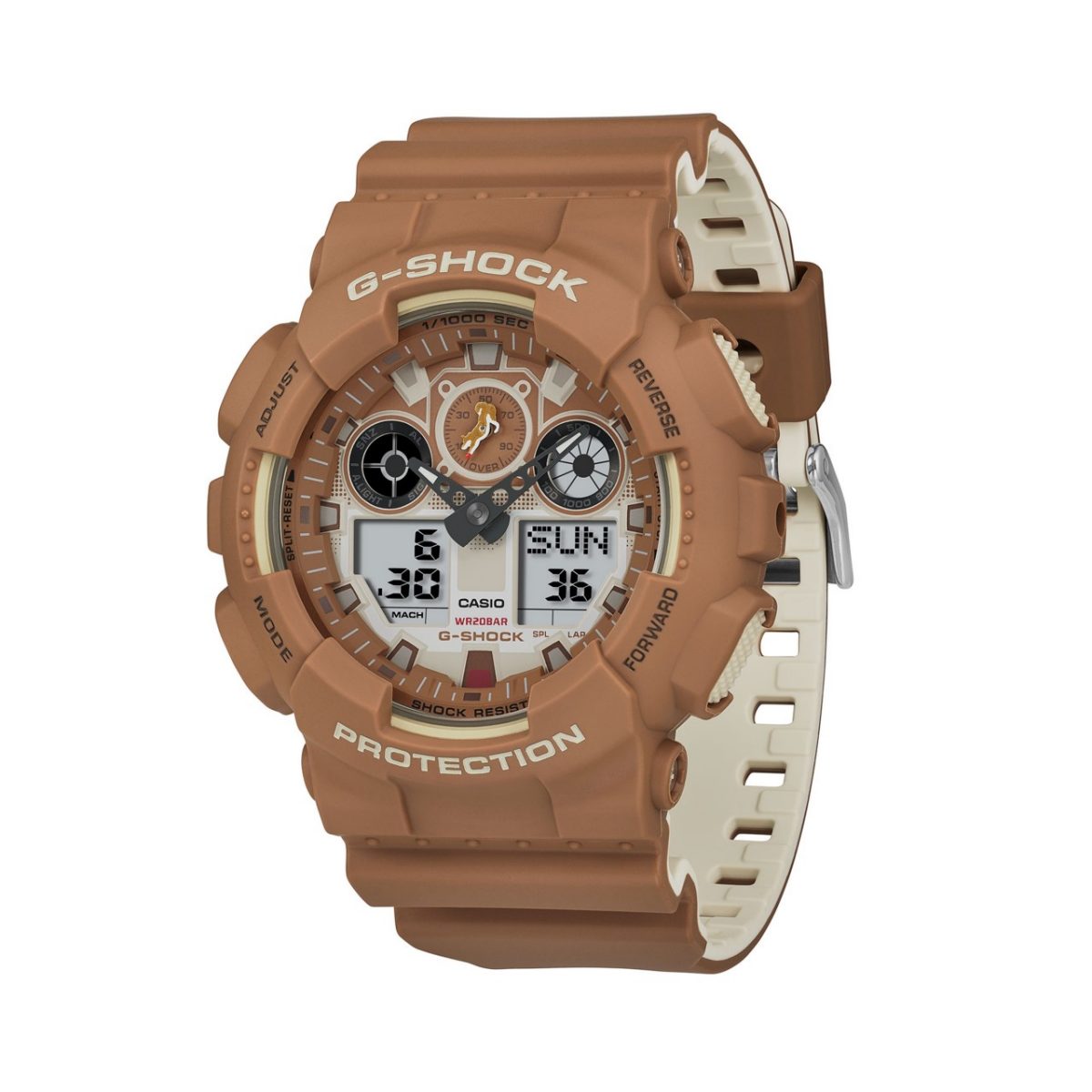 G-SHOCK GA-100SHB-5A 手表 棕色 #6