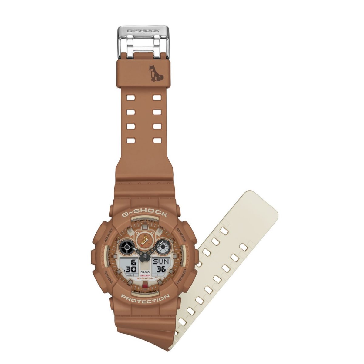 G-SHOCK GA-100SHB-5A 手表 棕色 #7
