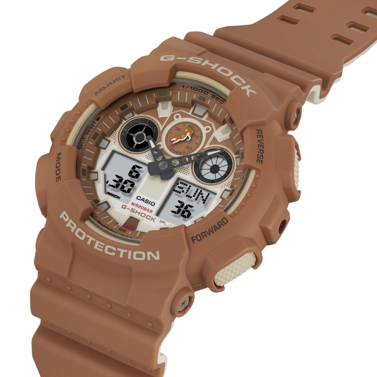 G-SHOCK GA-100SHB-5A 手表 棕色 #9