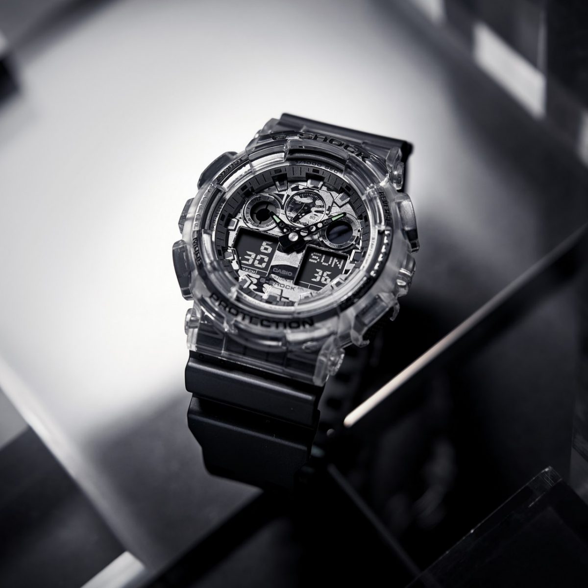 G-SHOCK GA-100SKC-1A 手表 透明色 #2