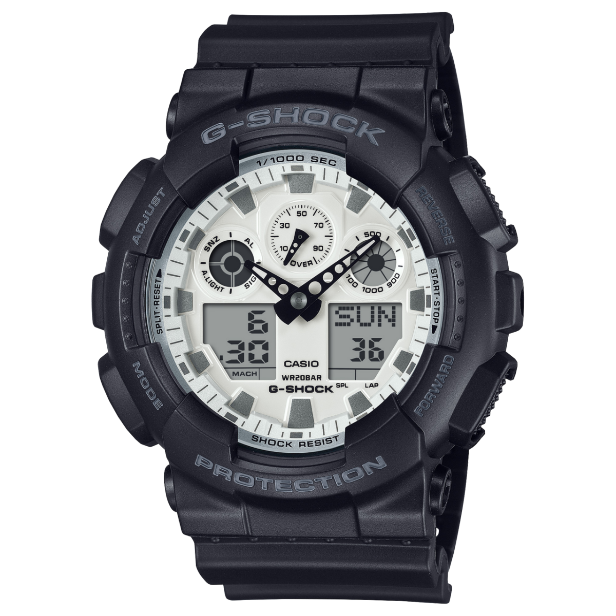 G-SHOCK GA-100WD-1A 手表 黑色 #1