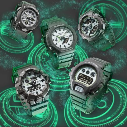 从右上角顺时针：GA-110HD-8A、DW-6900HD-8、GA-700HD-8A、GA-2000HD-8A、GA-2100HD-8A #6