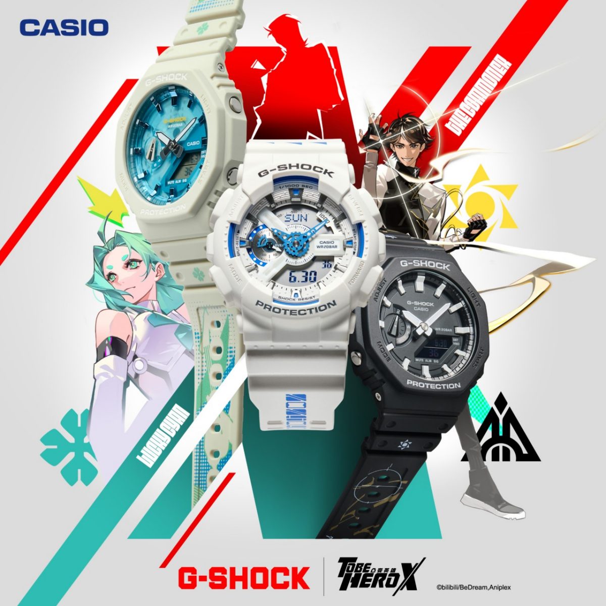 G-SHOCK GA-110HDS-7APRT 手表 白色 #2