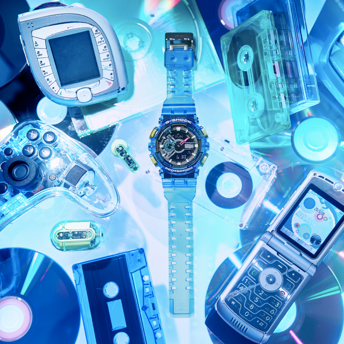 G-SHOCK GA-110JT-2A 手表 蓝色、浅蓝色 #2