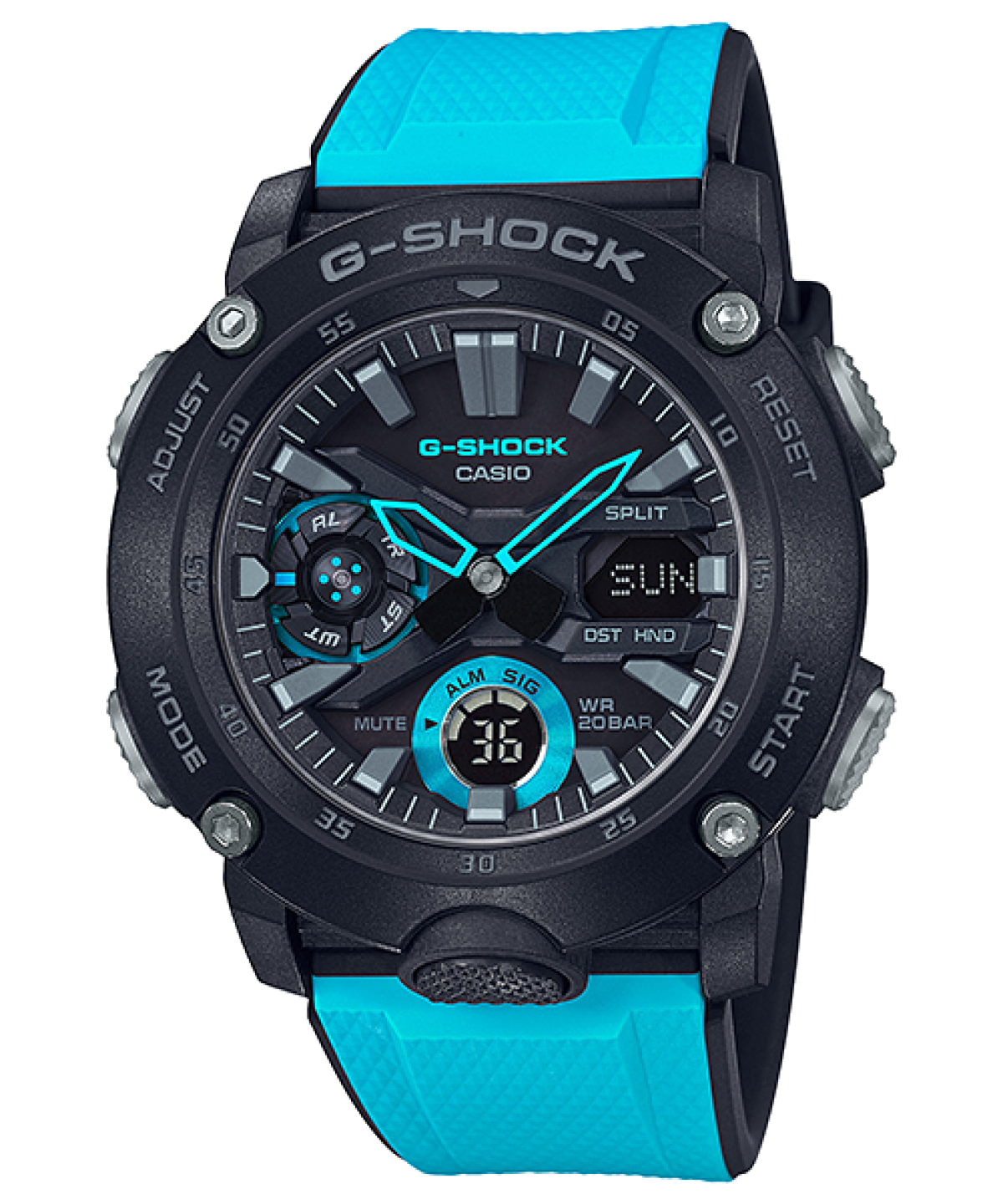 G-SHOCK GA-2000-1A2 手表 黑色 #1