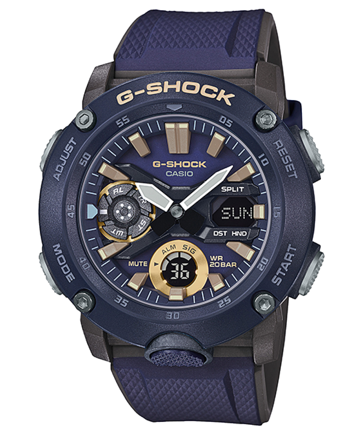 G-SHOCK GA-2000-2A 手表 蓝色、浅蓝色 #1
