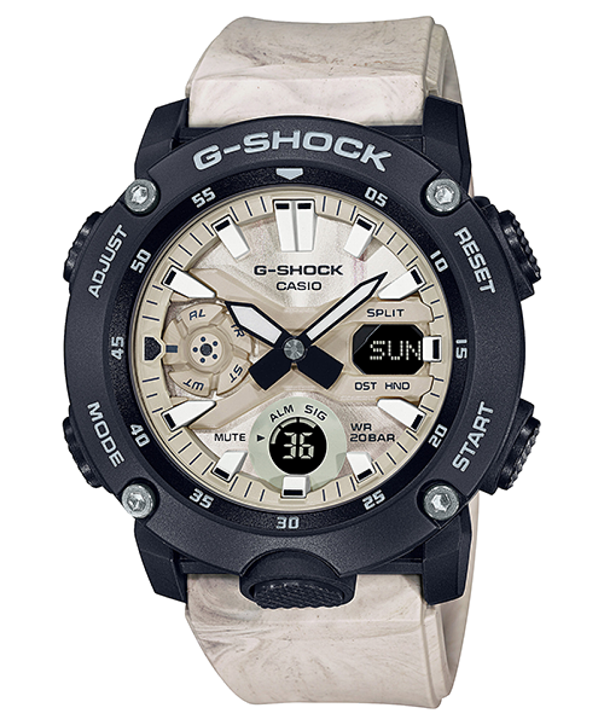 G-SHOCK GA-2000WM-1A 手表 黑色 #1