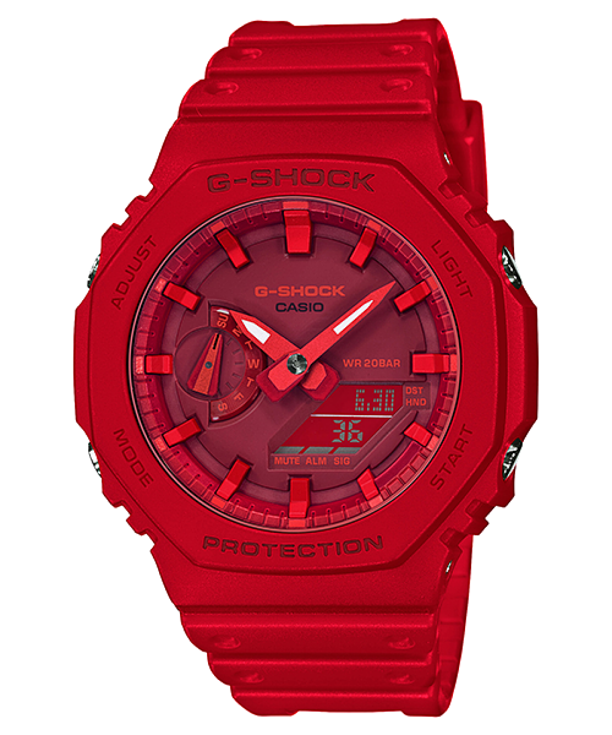 G-SHOCK GA-2100-4A 手表 红色 #1