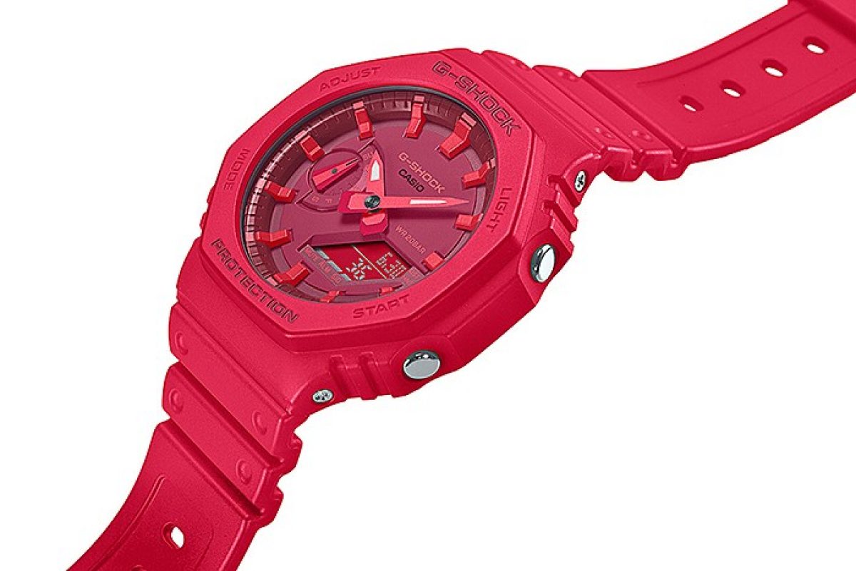 G-SHOCK GA-2100-4A 手表 红色 #5