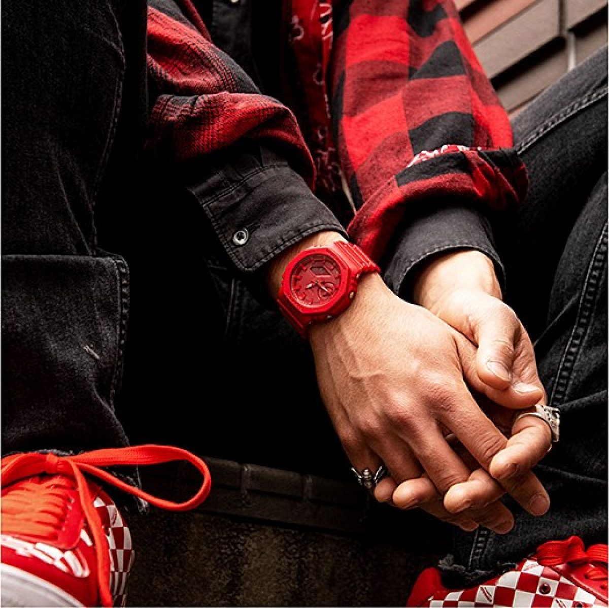 G-SHOCK GA-2100-4A 手表 红色 #7