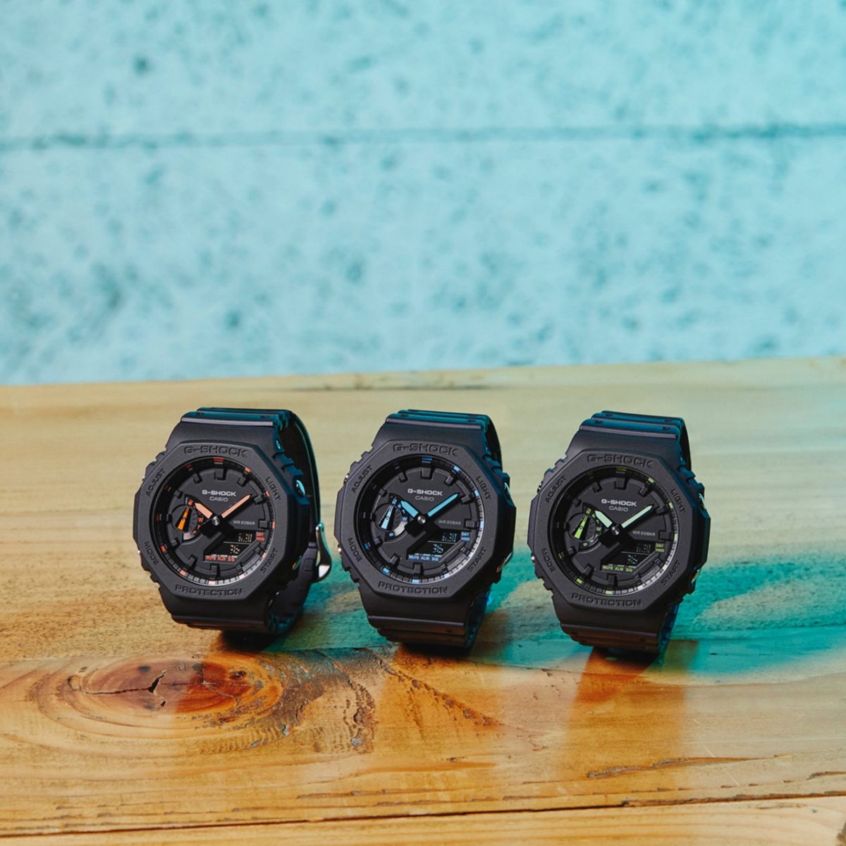 从左向右：GA-2100-1A4、GA-2100-1A2、GA-2100-1A3 #6