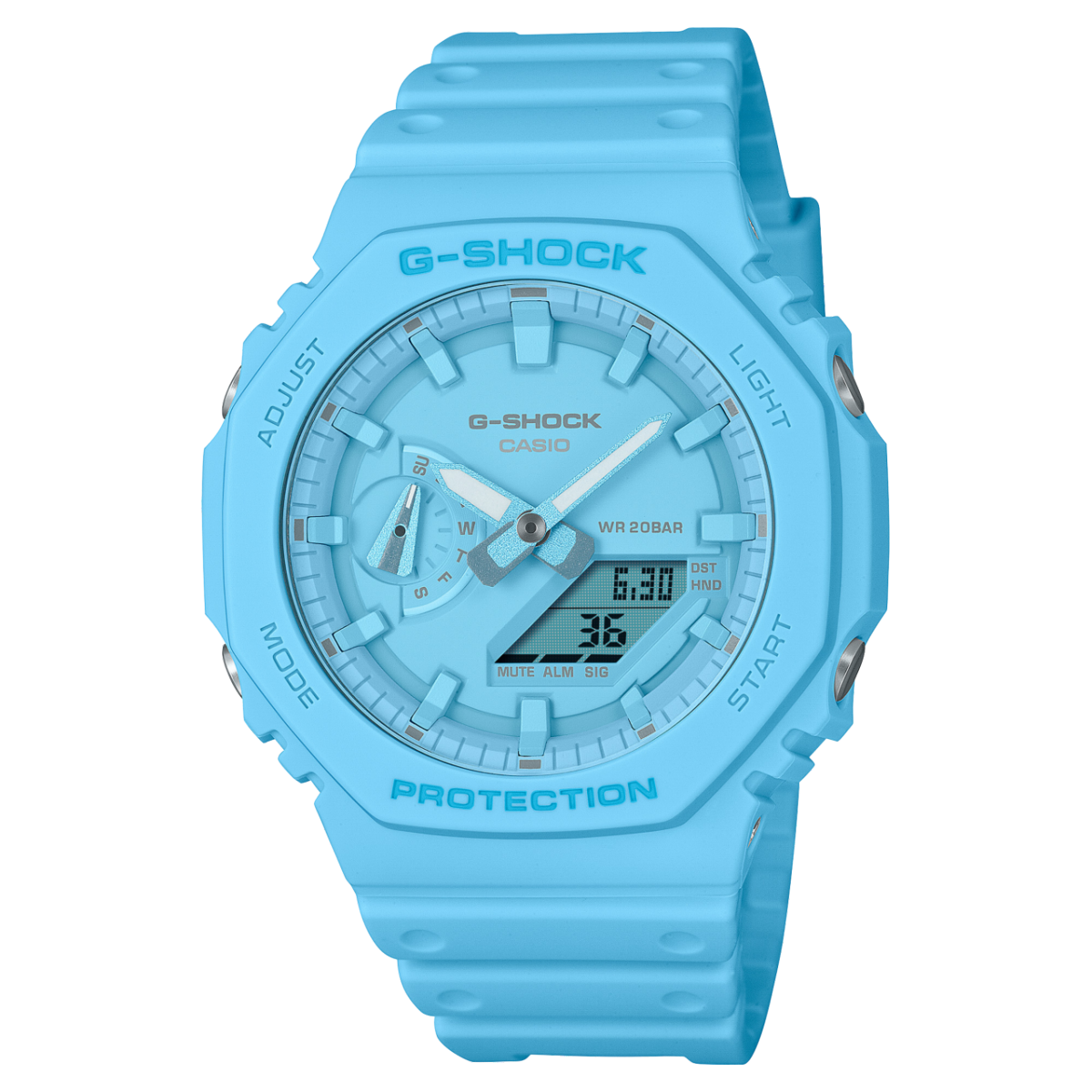 G-SHOCK GA-2100-2A2 手表 蓝色、浅蓝色 #1