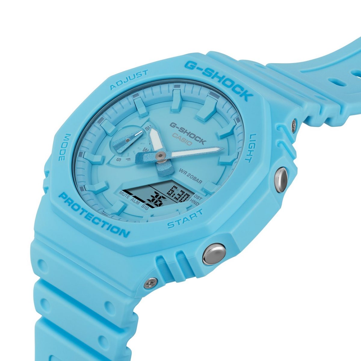 G-SHOCK GA-2100-2A2 手表 蓝色、浅蓝色 #7